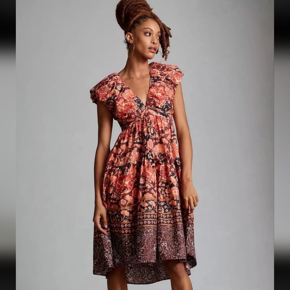 Anthropologie Dresses & Skirts - Anthropologi V-Neck Midi Dress